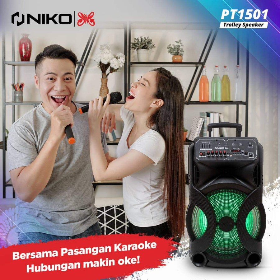 NIKO Speaker Portable Trolley 15&quot; PT 1501 Full Range