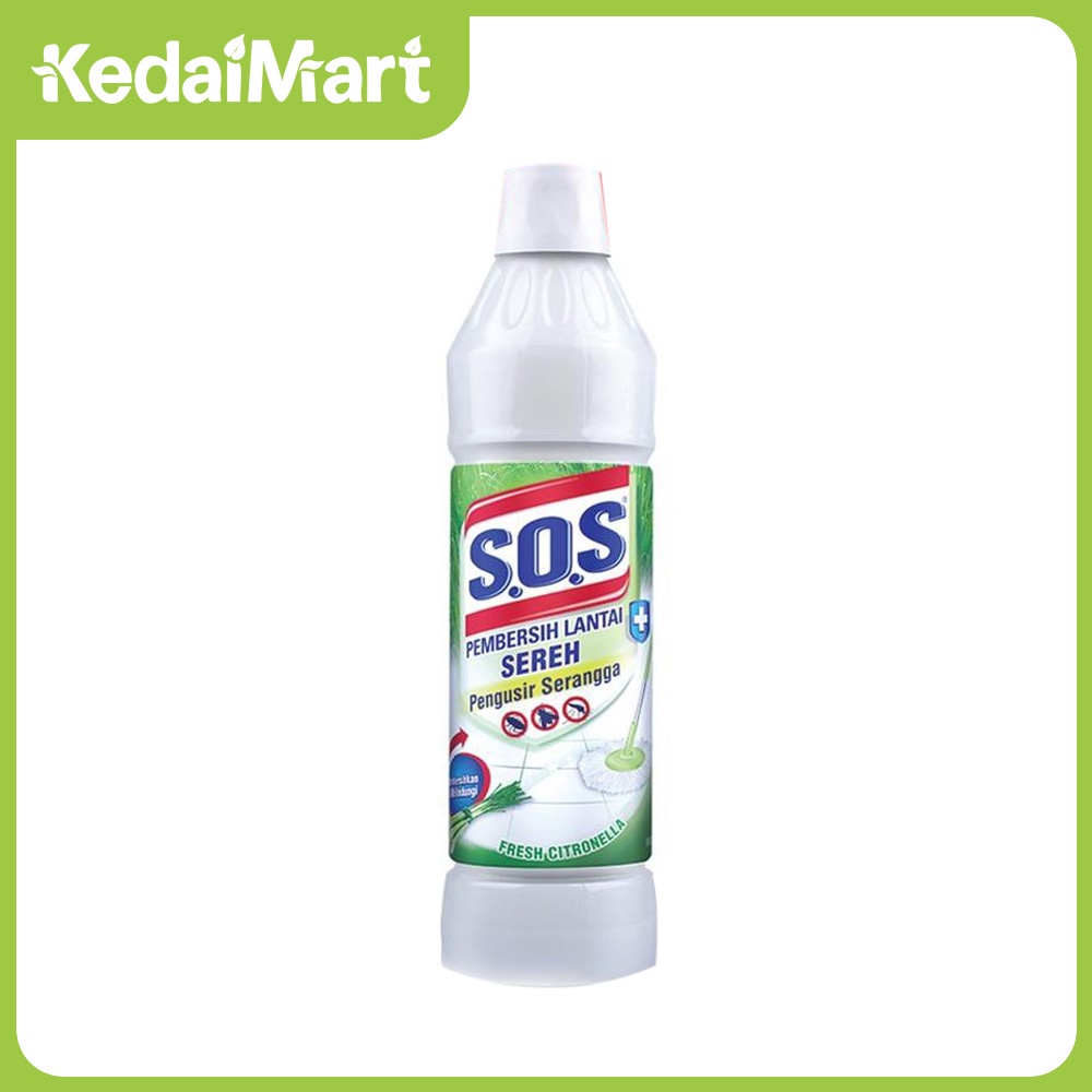 Jual Pembersih Lantai SOS Botol Sereh 800 ml | Shopee Indonesia