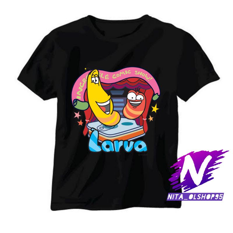 BAJU ANAK KAOS ANAK LARVA SERIAL ANIMASI