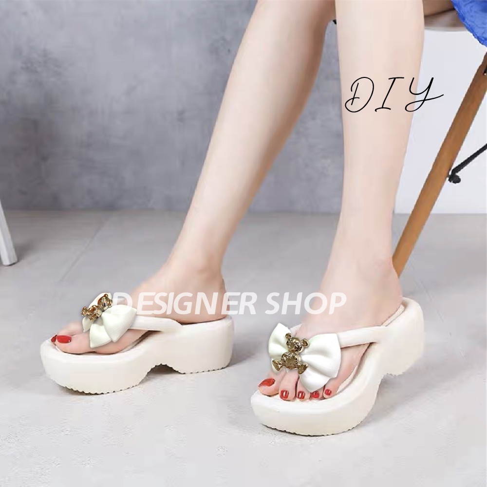 Sandal Jepit Jelly Wedges MELISSA wanita EVA/RINGAN