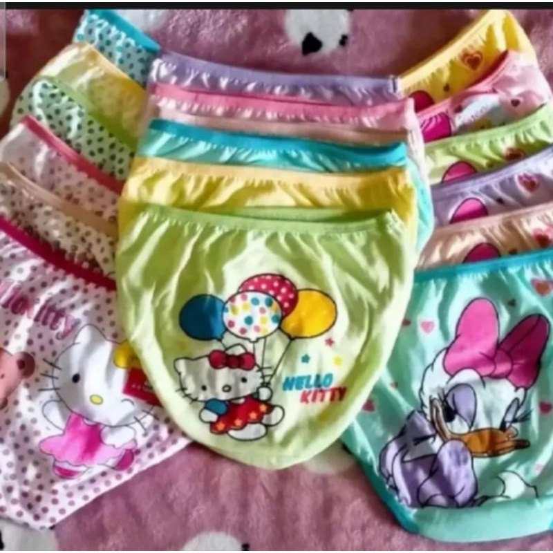 MURAH..3,6 &amp; 12 PCS CELANA DALAM ANAK PEREMPUAN KARAKTER LUCU USIA 1 TAHUN - 8 TAHUN CD ANAK PEREMPUAN SEMPAK ANAK CEWE