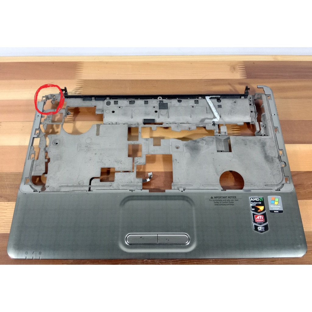 Casing Frame Keyboard Palmrest Laptop HP CQ45 1000 450 455