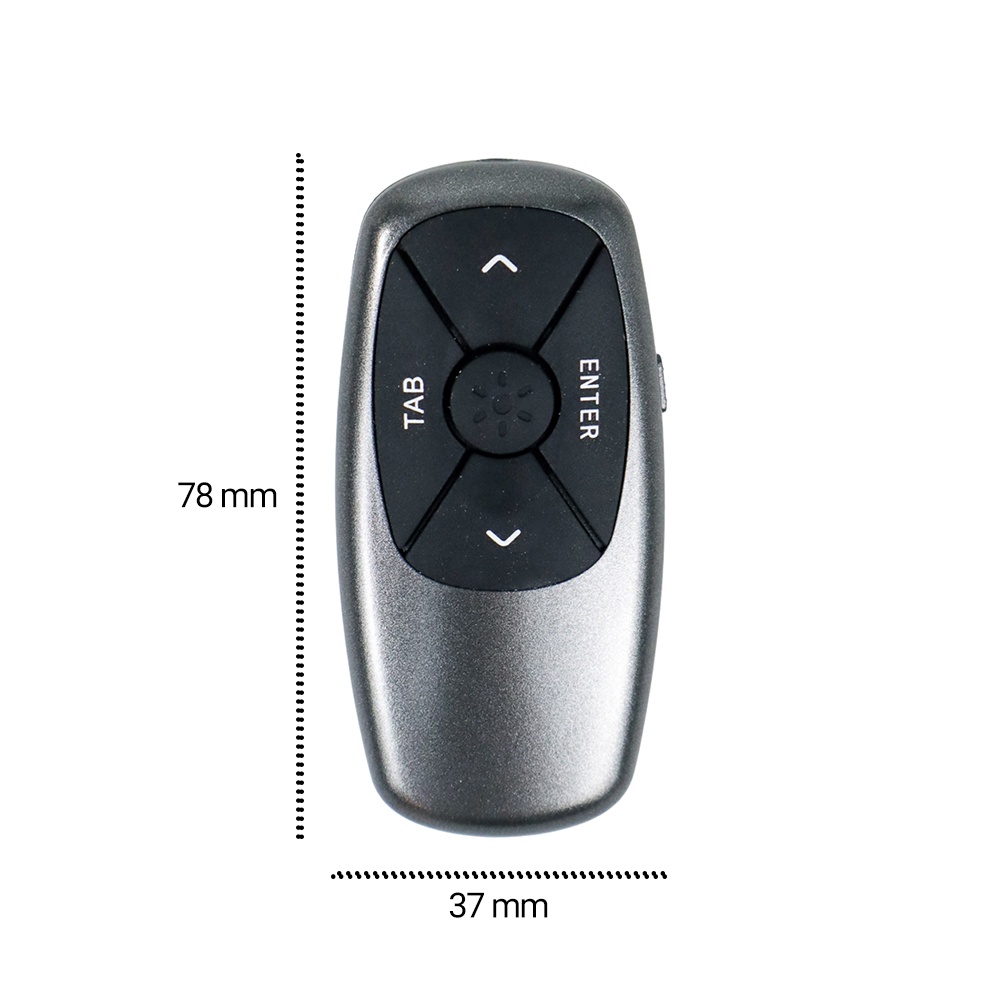 Taffware Wireless Laser Pointer Presenter Red 2.4Ghz - Black - E7LP01BK