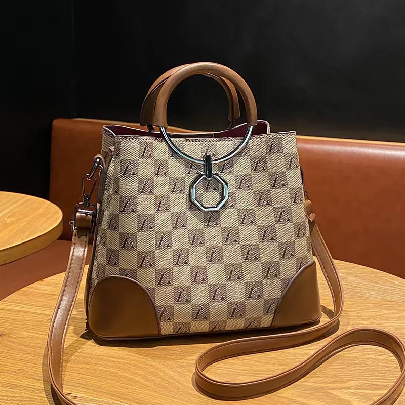 BJ63830 - BROWN/KHAKI/TMK - TAS JINJING HANDBAG SLEMPANG WANITA FASHION IMPORT MODIS ELEGAN TERMURAH TERLARIS TERBARU BAGSTORE JAKARTA TAS BATAM ZC3830 LT2177 GT2012