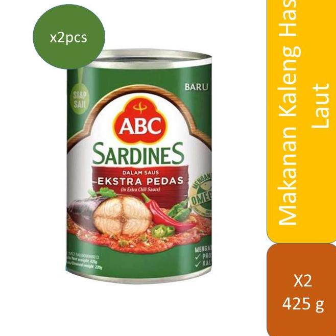 

♚♚ ABC Sarden Saus Extra Pedas 425 g - 2 Pcs