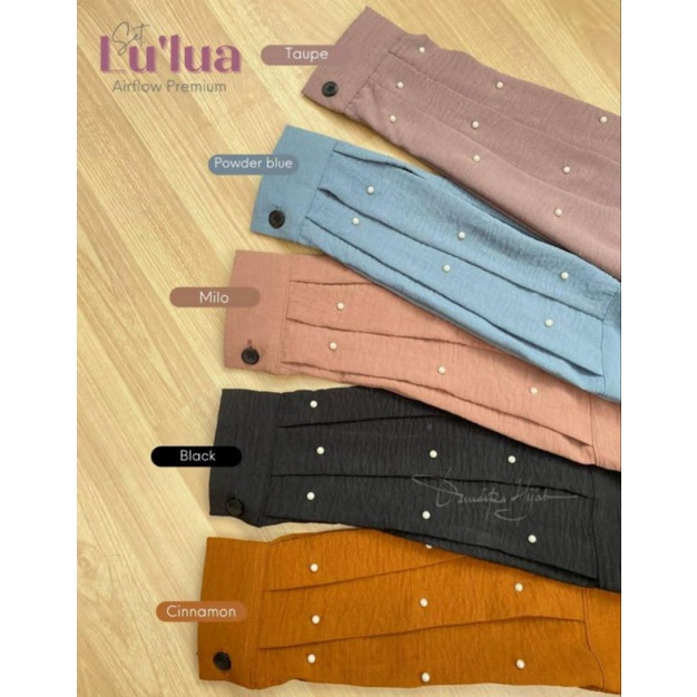 ❤️ MHS ❤️ LU'LUA SET BY DAMAIRA HIJAB / LU'LUA MUTIARA SERIES BY DAMAIRA / GAMIS SET CRINKLE AIRFLOW