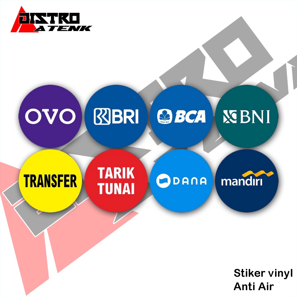 

[COD] Stiker vinyl logo2 bank Custom