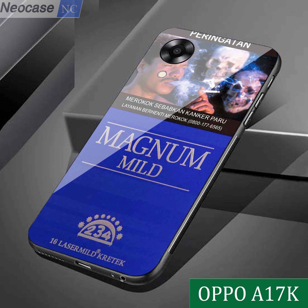 Softcase Glass Kaca Oppo A17k - Case HP Oppo A17k - Casing HP Oppo A17k (N15)