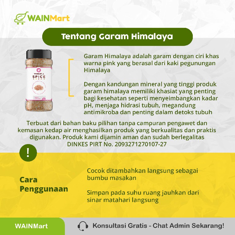 PREMIUM Bumbu Dapur Bubuk Lengkap Rempah Organik Premium Halal Instan Bumbu Rempah Bubuk Terlengkap Bawang Putih Garam Himalaya Bubuk Kunyit Lada Hitam Lada Putih Chia Seeds Bubuk Kunit