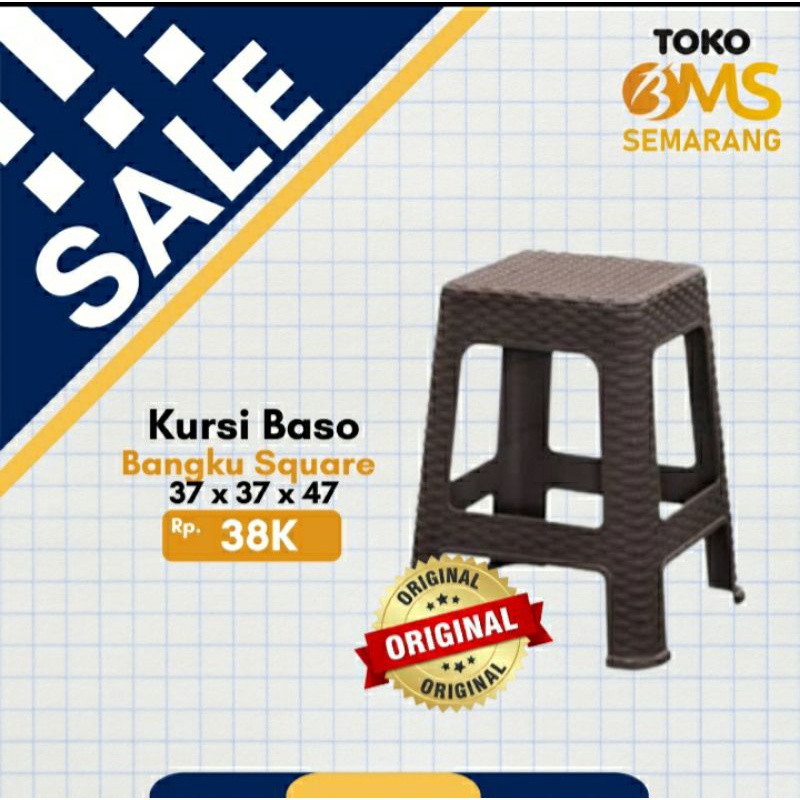 Jual Paket Pcs Promo Sale Kursi Baso Square Olymplast Toko Bms