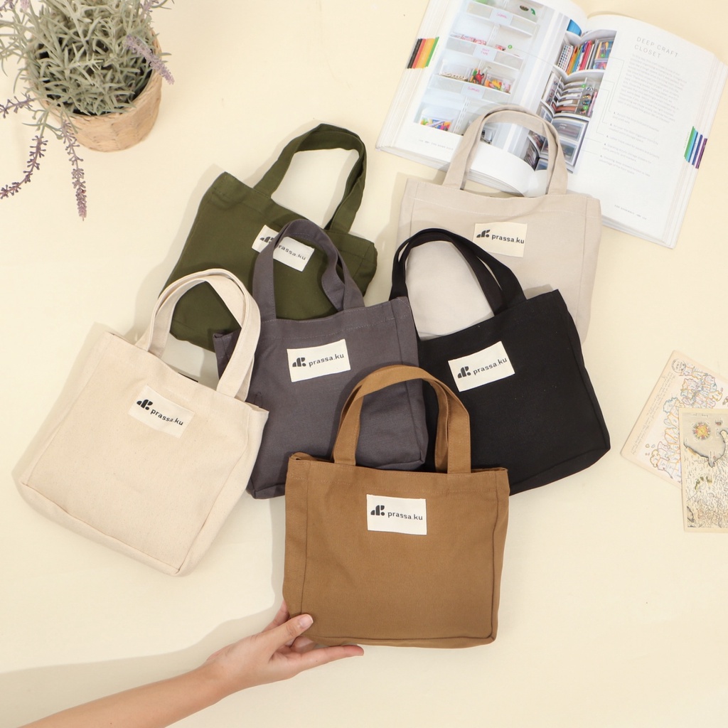 Prassa.ku | Chisai Bag - Tas Tote | Totebag Canvas