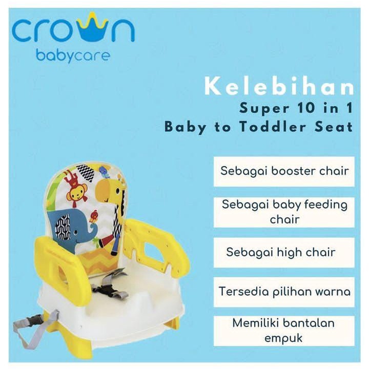 CROWN SNUGGLE Baby Booster to Toodler seat