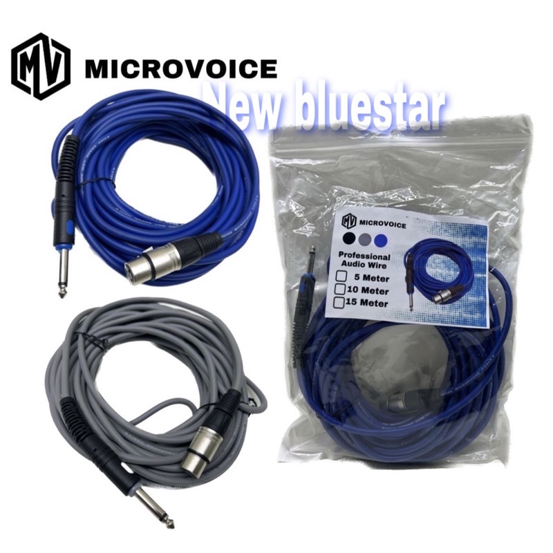 Jual Kabel Mic Microvoice Meter Original Kabel Microphone Meter