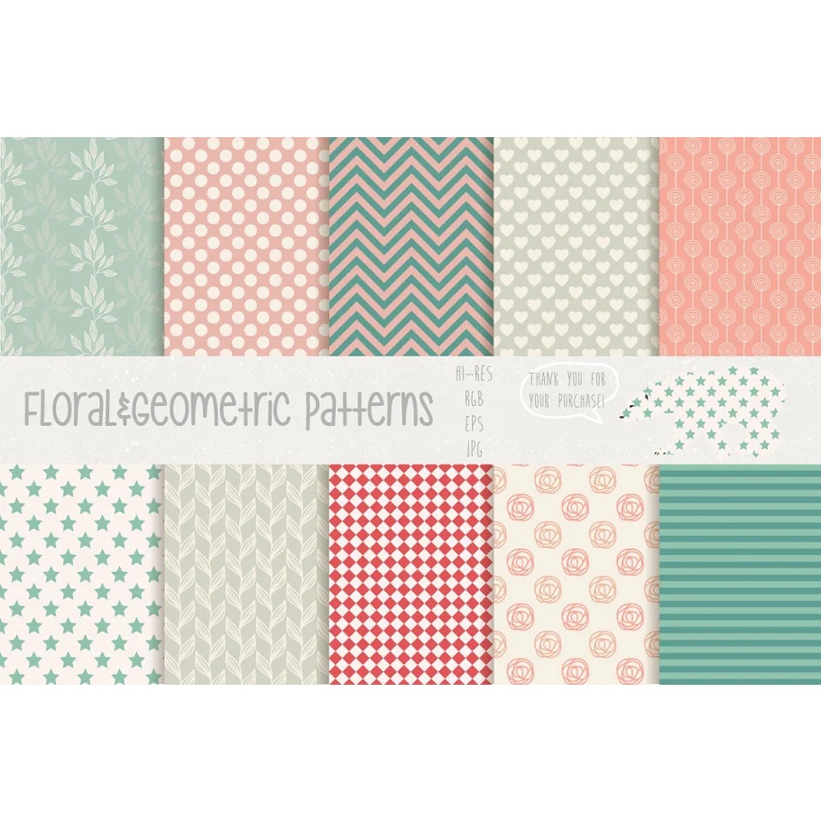 Floral&amp;geometric Patterns