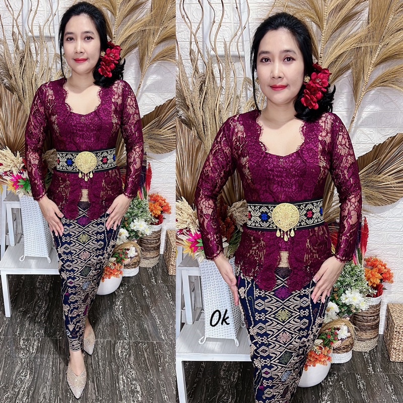 kebaya jadi brokad metalic