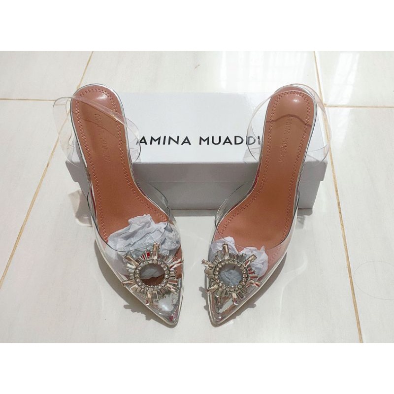 New Amina Muaddi heels 4,5cm