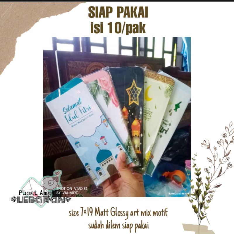 

Amplop lebaran jumbo 1pak isi 10