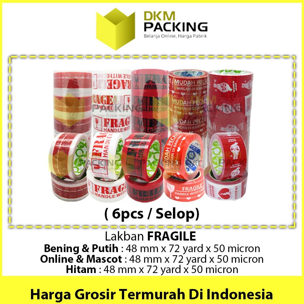 

LAKBAN FRAGILE 48MM JANGAN DIBANTING HANDLE WITH CARE PREMIUM PLAKBAN ISOLASI TERMURAH / SELOP TERLARISS...,,,,,