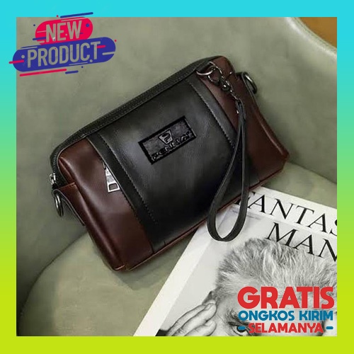 Pouch Bag Tas Tangan Jinjing Pria Cowok Dompet Tas Pegang Simpel Pria Tas Dompet Kondangan Pria Cowo