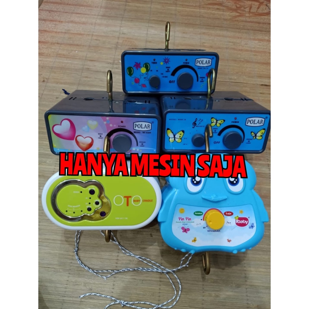 MESIN AYUNAN LISTRIK BAYI POLAR OTO PINPIN (KHUSUS MESIN SAJA)