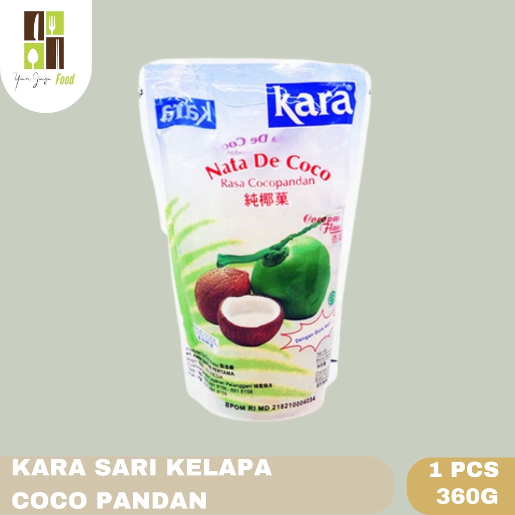 

Kara Sari Kelapa Nata De coco 360g Coco Pandan [1 PCS]