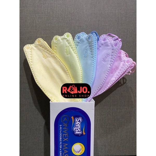 Masker Sensi Convex 5ply Edisi Natal dan Tahun Baru isi 30 pcs