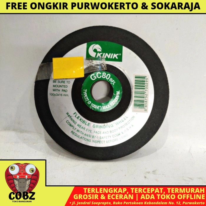 4 INCH / KINIK GC80 MATA GERINDA POTONG RESIBON CUTTING