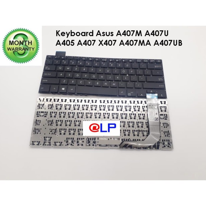 Keyboard Keyboard Asus A407M A407U A405 A407 X407 A407Ma A407Ub Black