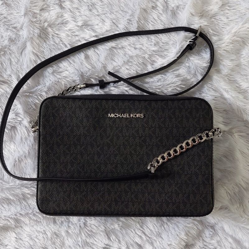 MK Camera Bag Michael Kors Black Logo