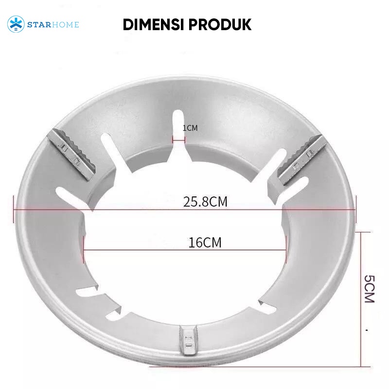 Tatakan Alas Kompor Gas Penghemat Kompor Gas Alas Tatakan Kompor Nampan Dudukan Kompor Gas