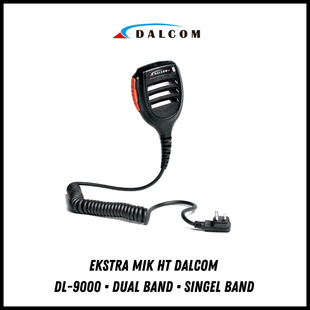 EXTRA EKSTRA MIK MIC HT DALCOM DL-9000 SINGEL DUAL BAND ORIGINAL