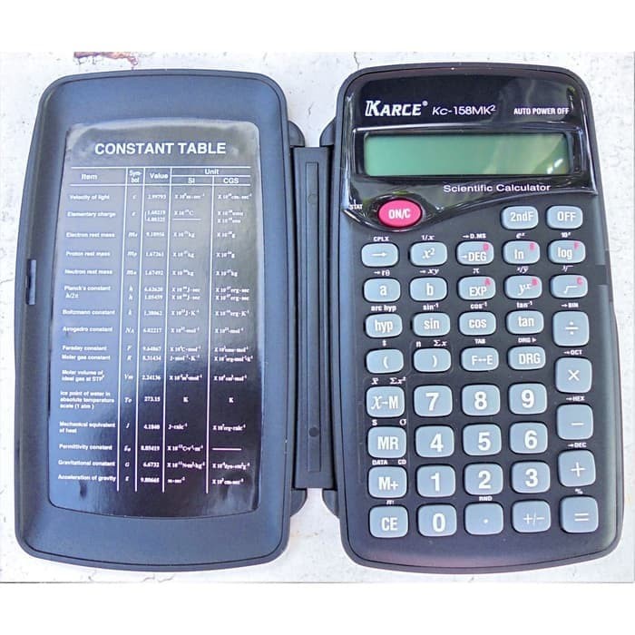 TERBARU KALKULATOR KARCE 158 MK 2 ORIGINAL - CALCULATOR SCIENTIFIC KC-158-MK2
