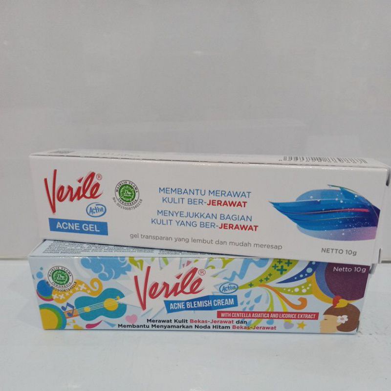 Verile Acne gel dan verile acne blesmish cr