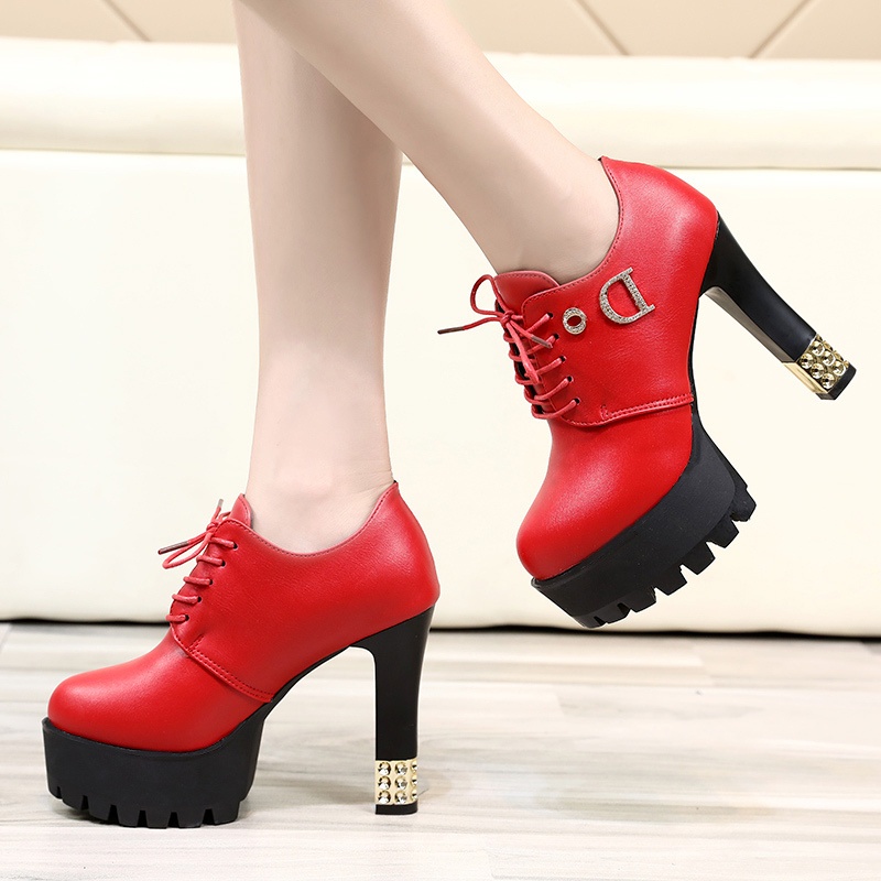 ✅PINKEY P123 SEPATU BOOTS WANITA IMPORT HIGH BLOCK KOREA