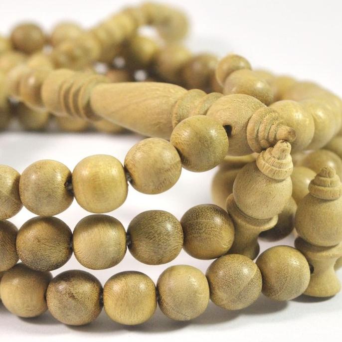 Tasbih Kayu Cempaka Kayu Kembang Kantil Asli Natural Alami