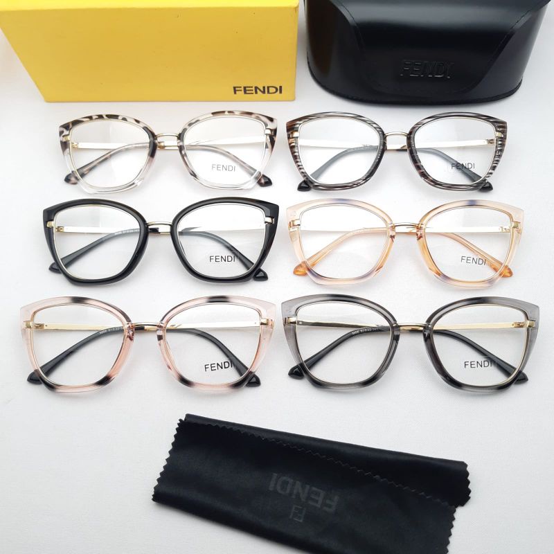 frame kacamata cat eye kotak korean style wanita