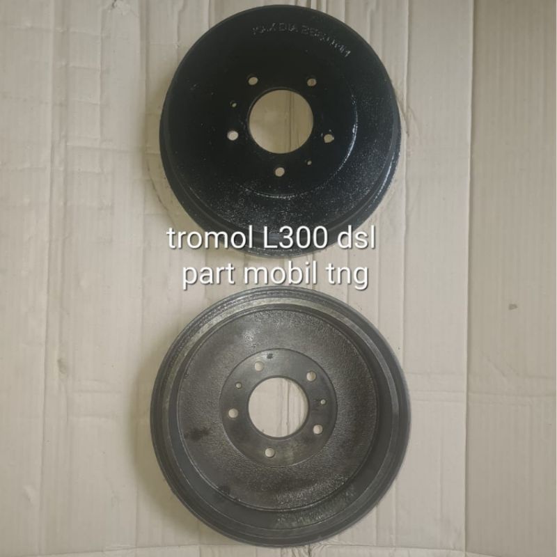 Brake Drum Tromol Belakang Mitsubishi L300 Diesel Kuda Copotan Per Pcs