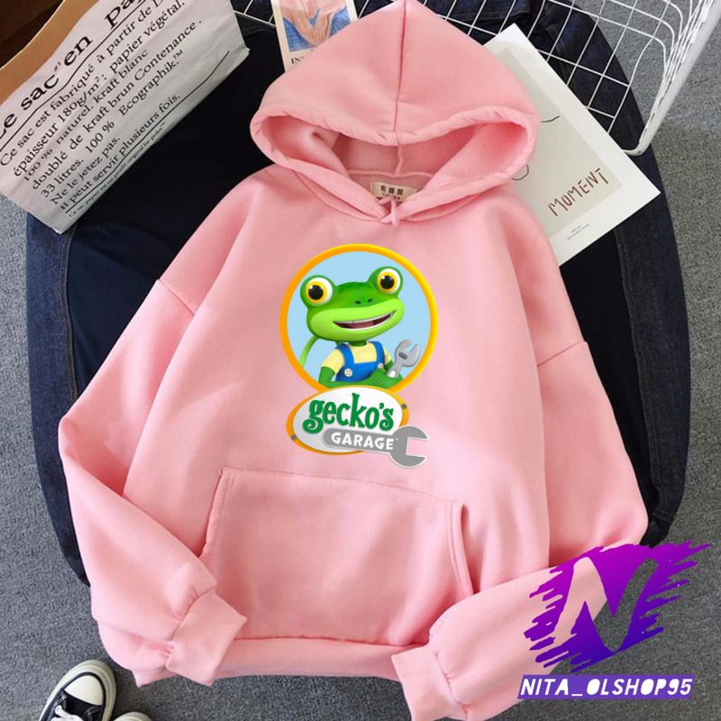 gecko garage hoodie anak gecko's garage