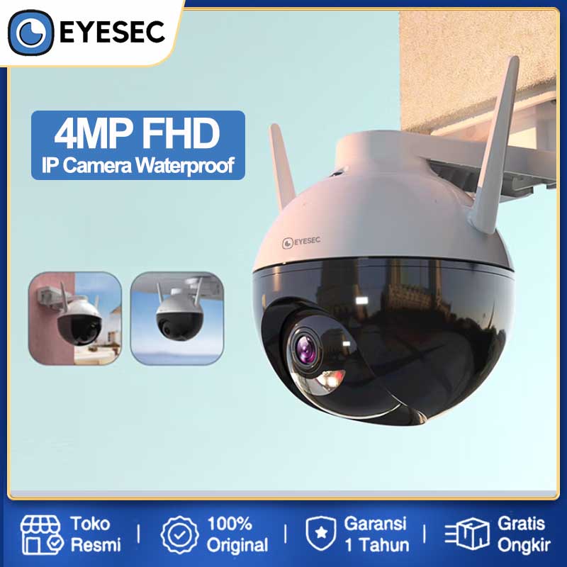 Jual Eyesec Cctv Mp Fhd Oudoor Ip Camera Cctv Wifi Waterproof Kamera Cctv Derajat Hp