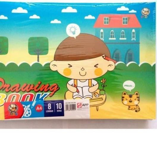 

♚♚ BUKU GAMBAR A4 DODO [PACK -10 BUKU] / DRAWING BOOK MOTIF FANCY