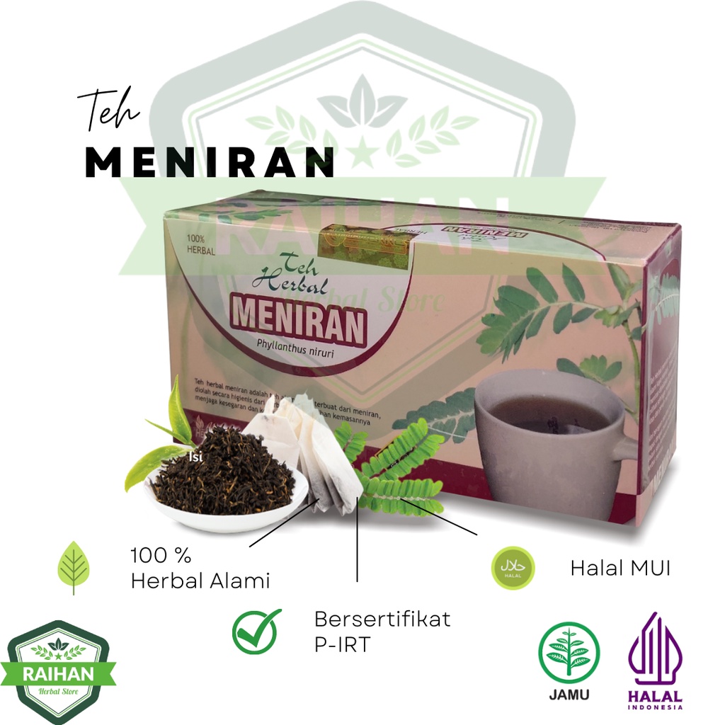 

Teh Meniran Tazakka Kering Asli Isi 20 Kantung Celup Tea Bag Minuman Kesehatan Herbal Imun Booster Vitamin Daya Tahan Tubuh