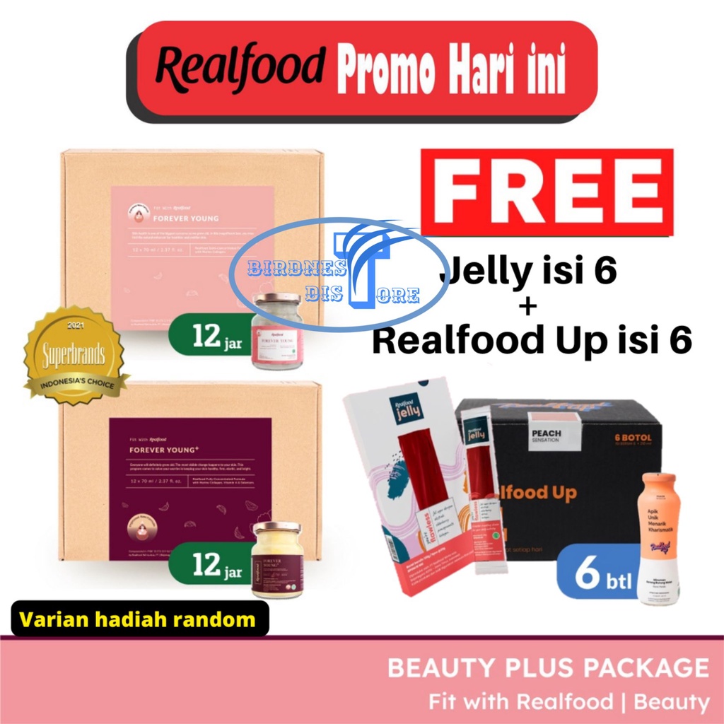 

Realfood Beauty Plus Package Ongkir Lebih Murah ( Minuman sarang walet )