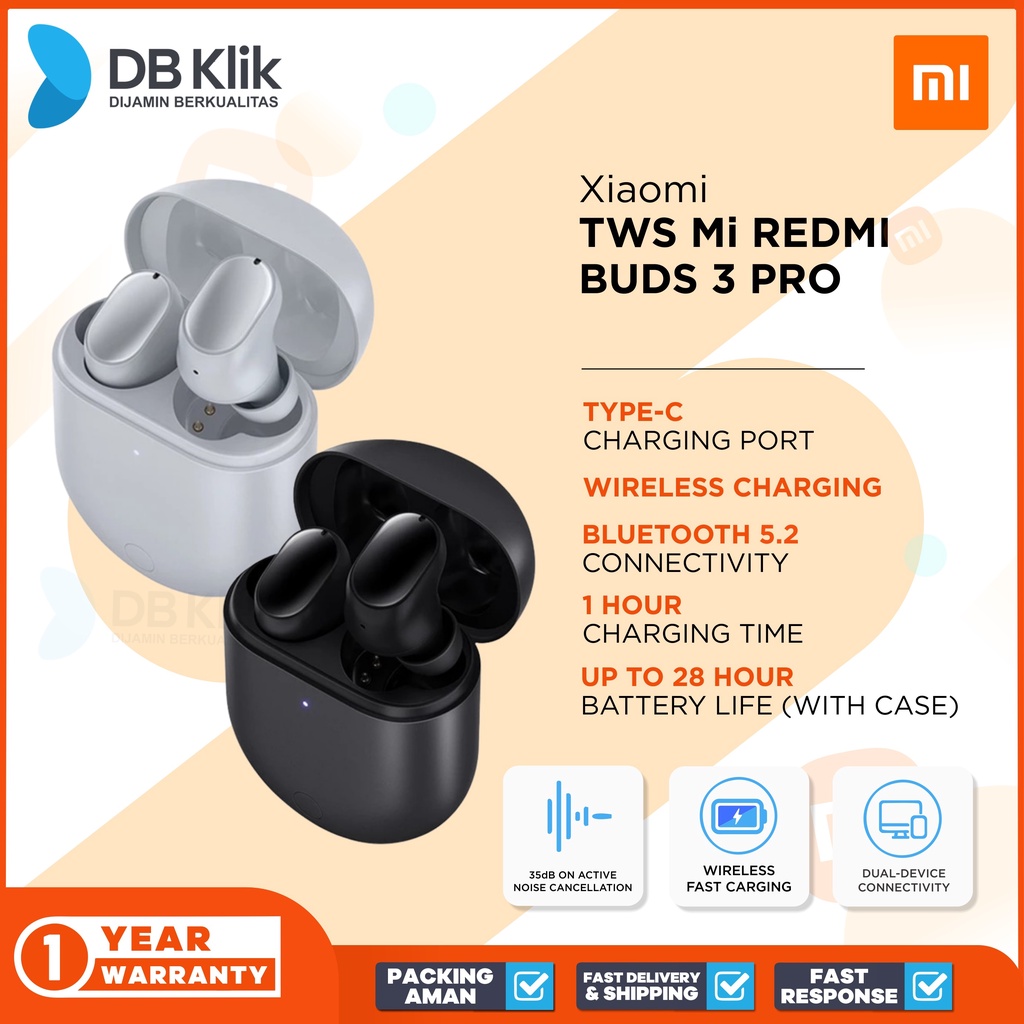 TWS Xiaomi Redmi Buds 3 PRO | Xiaomi MI Redmi Buds 3 PRO TWS Earphone