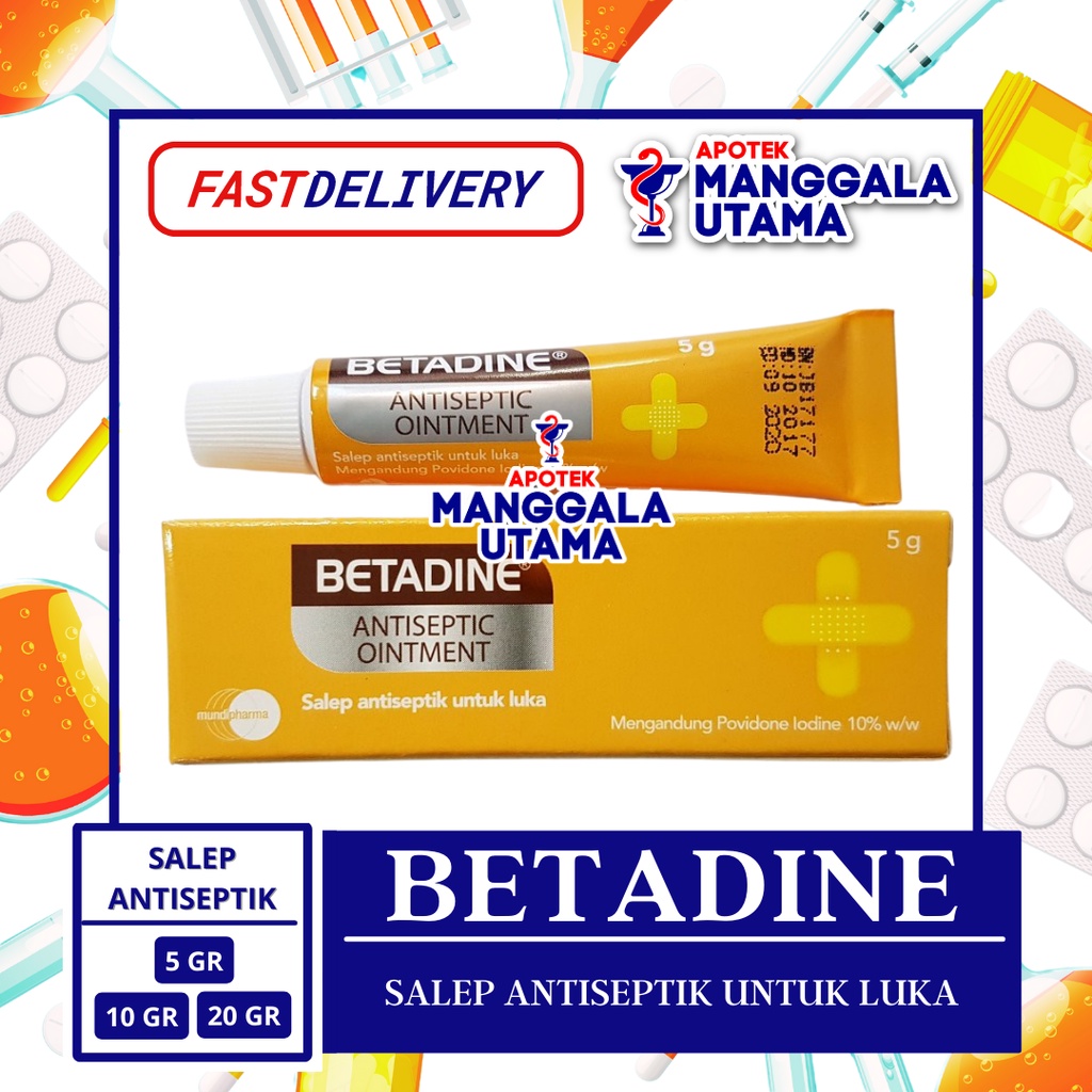 BETADINE ANTISEPTIK SALEP LUKA