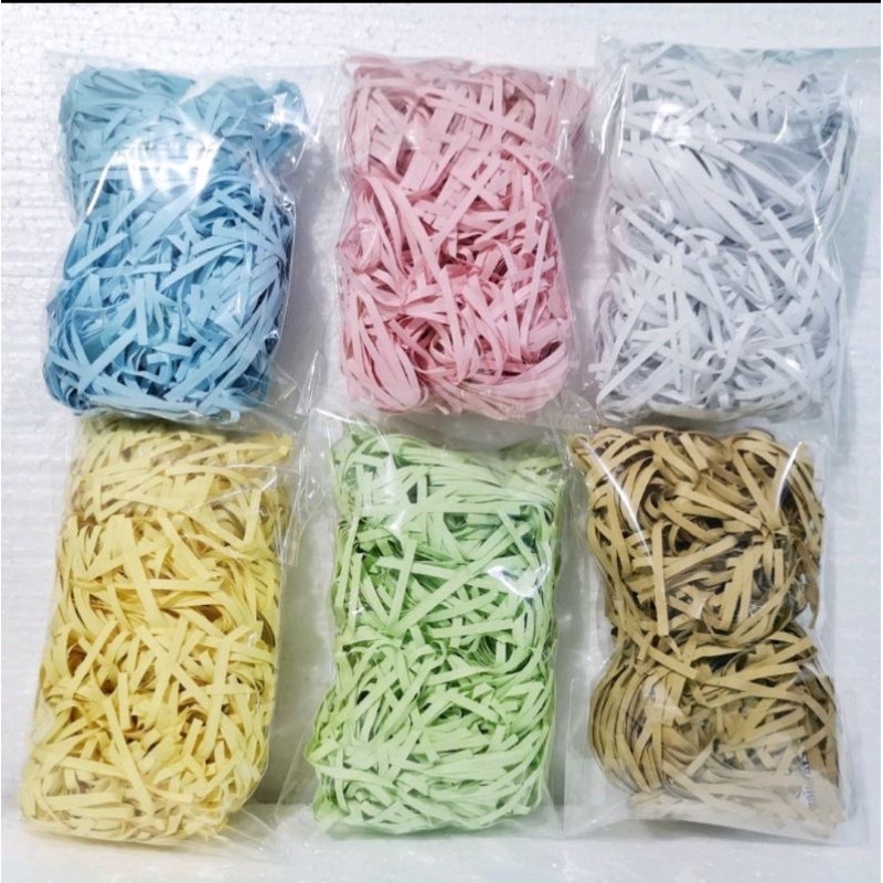 

[TERMURAH] Kertas Serut Cacah Warna Warni Isian Hampers Giftbox