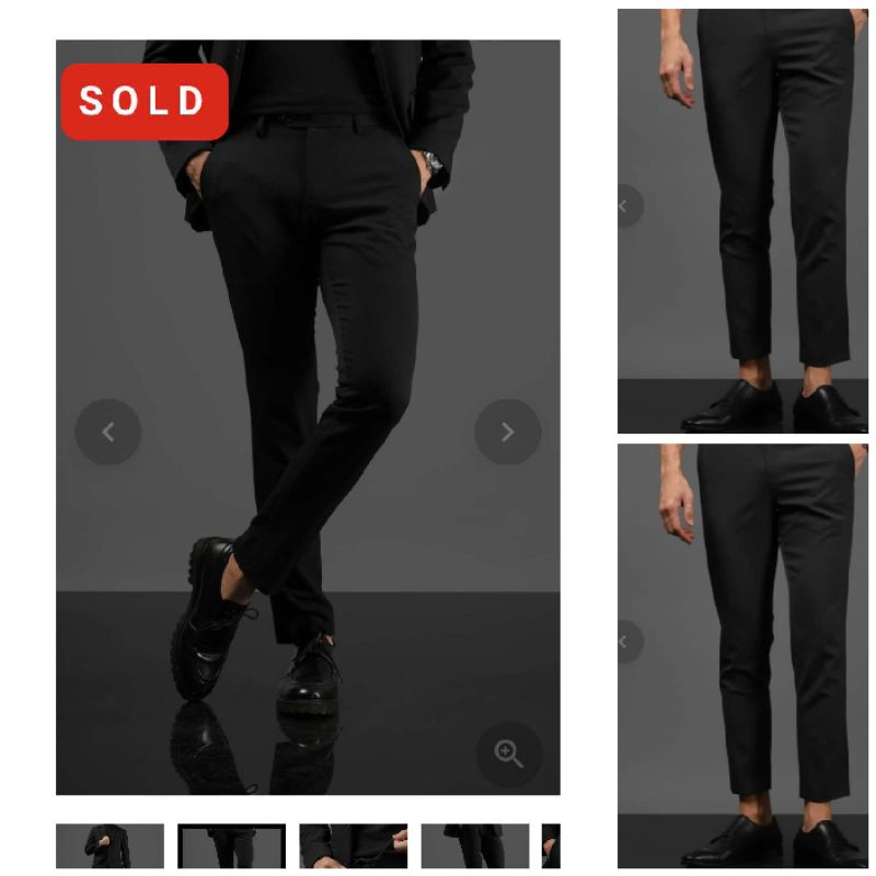 Ankle Pants dan Henley shirt RIGINAL Heymale.id