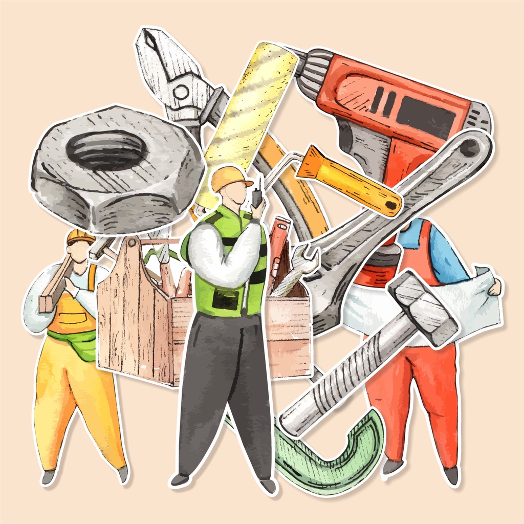 

( 50 pcs )random stiker lucu/LABOR-watercolor/murah/stiker satuan