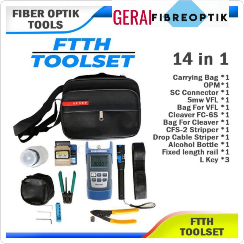 FTTH Tool Set Alat Kerja Fiber Optik