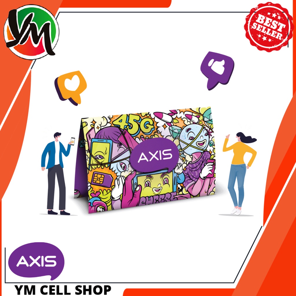 KARTU PERDANA KUOTA AXIS 3GB 30 HARI + Bonus Kuota