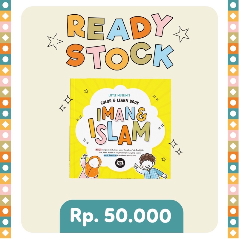 

Coloring Book Iman & Islam The Gang Of Fur Original Ready Stock